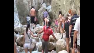 preview picture of video 'Walk on the Water - Saklıkent Waterfall Full Road'