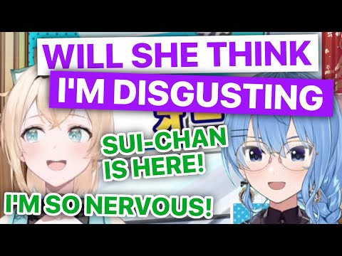Iroha Scared Suisei Would Think She's Being Disgusting Fangirl (Iroha & Suisei / Hololive) [En Subs]