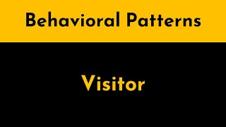 The Visitor Pattern Explained and Implemented in Java | Behavioral Design Patterns | Geekific