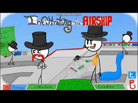 Infiltrating the Airship Menu but it's Remastered Theme