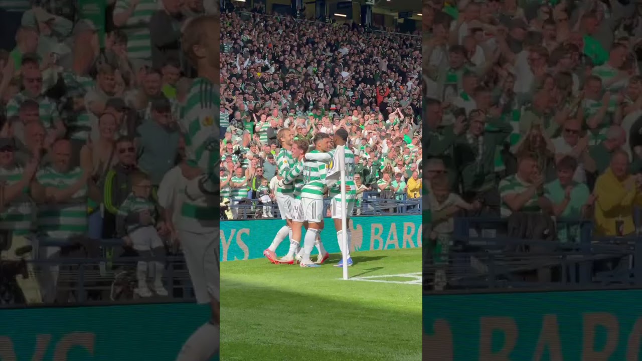 Benji with his 20th goal of the season 😁 #CELSTM | #ScottishCup | #CelticFC🍀