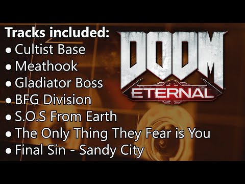 DOOM Eternal Soundtrack - Workout Mix (Best parts, continuous, more intense & less repetitive)