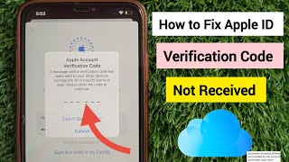 How to Fix Apple ID Verification Code Not Received | Apple ID Two Factor Authentication Problem.