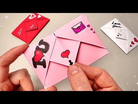 Valentine's Day Origami Card Making | Paper Gift Making