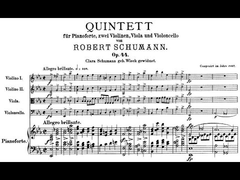 Robert Schumann - Piano Quintet in E flat major, Op. 44
