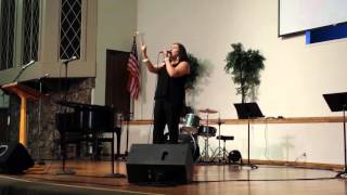 Singing at my Grandfather&#39;s Home Going service, June 2014.