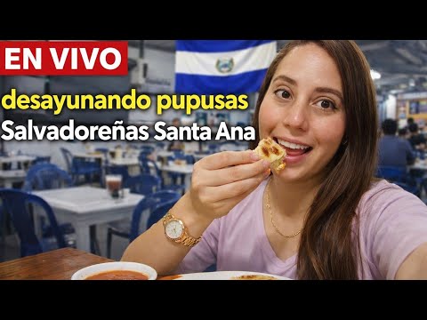 🥰 Desayunando PUPUSAS Santa Ana El Salvador