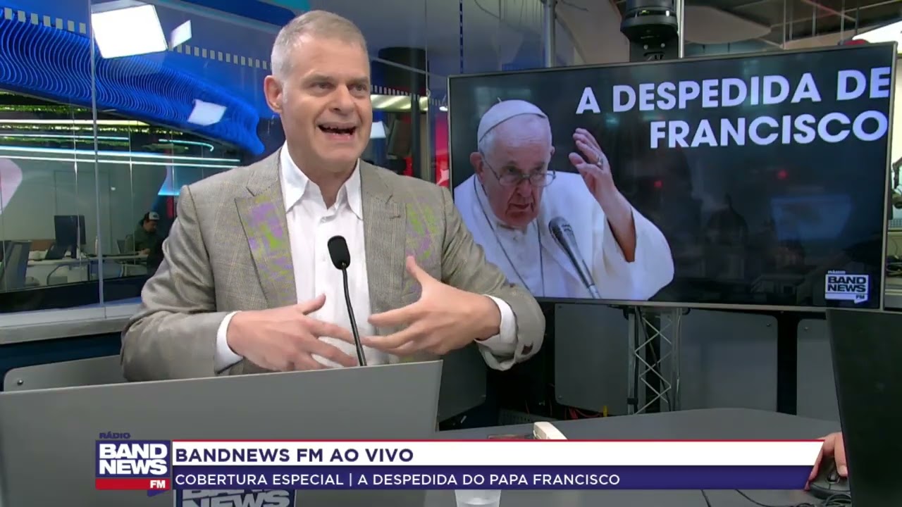 Jornalista da Band Rodrigo Alvarez destaca legado do Papa Francisco