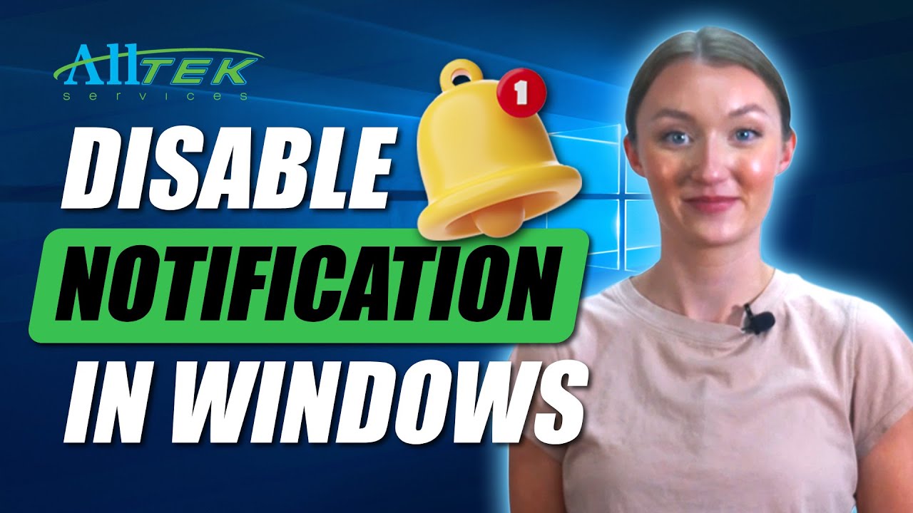 Disable Notifications in Windows