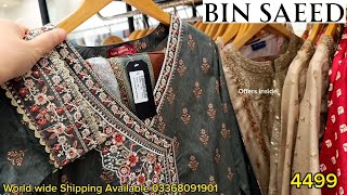 Download lagu Bin Saeed 3 peice Suit 3250 only♥️Bin Saeed New Collection 2025♥️Binsaeed Sale Price  mp3