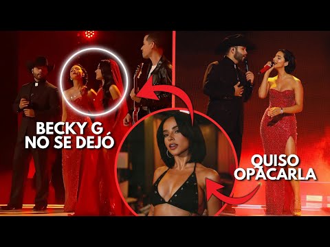 Becky G humiliated Angela Aguilar and her brother at the Latin Grammys.