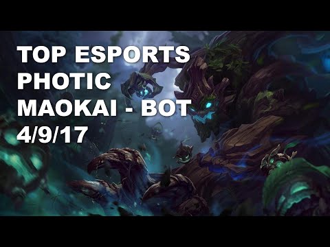 Top Esports Photic Bot Maokai vs Varus - KR Challenger Rank Game 10.7