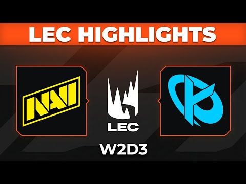 NAVI vs KC Highlights | LEC 2026 Versus | Natus Vincere vs Karmine Corp by Onivia