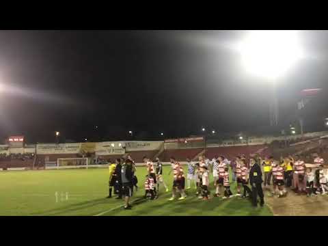 Fogos em Lins - Futebol Sustentavel Linense x São José-RS