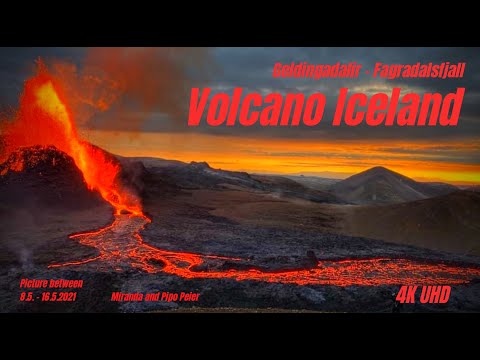 Volcanic Eruption - Fagradalsfjall Iceland 2021 4K