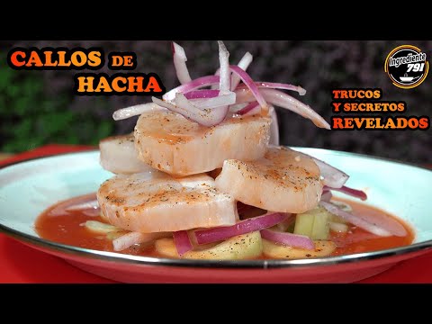 🌶 Como preparar CALLOS de HACHA Estilo SINALOA (( con 2 Salsas Marisqueras )) Fácil y Delicioso |791