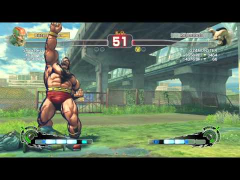 SSFIVAE~ Dhalsim (Smokeless Dead) vs. Zangief (G24MONSTER) HD
