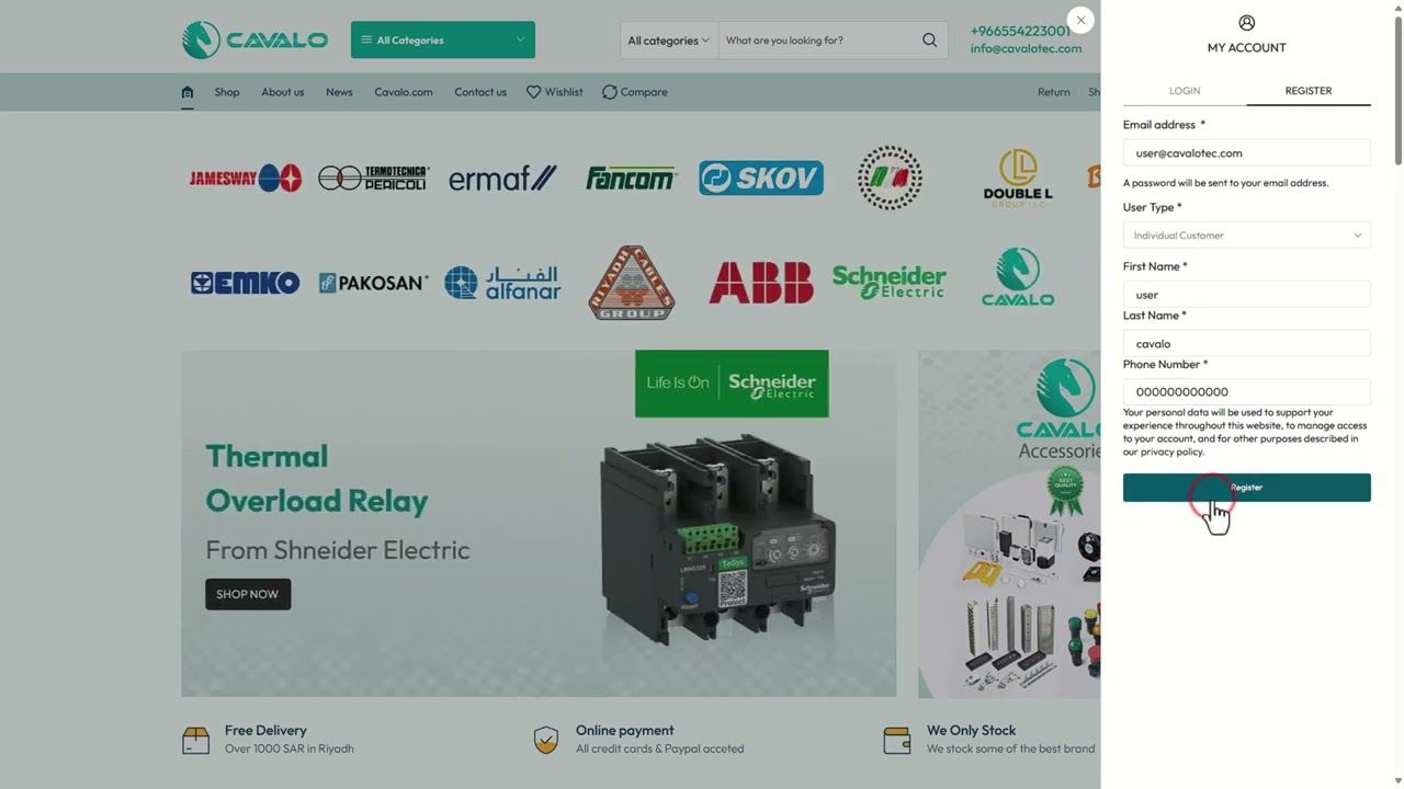 شرح كيفية إنشاء حساب جديد 