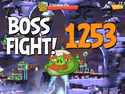 Angry Birds 2 Boss Fight 179! Foreman Pig Level 1253 Walkthrough - iOS, Android