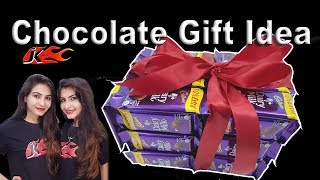 DIY Chocolate Gift Box  , Rakhi Gift Hamper for Raksha Bandhan 2018 - JK Arts 1462