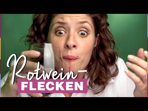 Rotweinflecken entfernen: So klappt's!