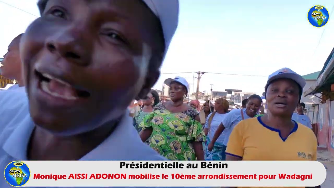 Présidentielle: Monique AÏSSI ADONON mobilise le 10è arrondissement pour WADAGNI