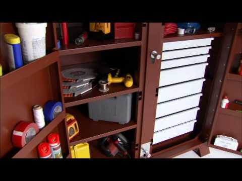 JOBOX® - Industrial 2 Door, 8 Drawer Cabinet - [1-679990]