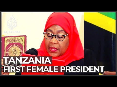 Tanzania swears in new president after sudden death of Magufuli