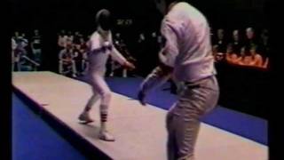 Volker Fischer (GER) vs. Olivier Lenglet (FRA) / Olympia 1984
