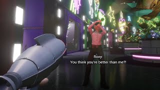 What happens if you attack Vanessa with laser gun - Five Nights at Freddy's: Security Breach