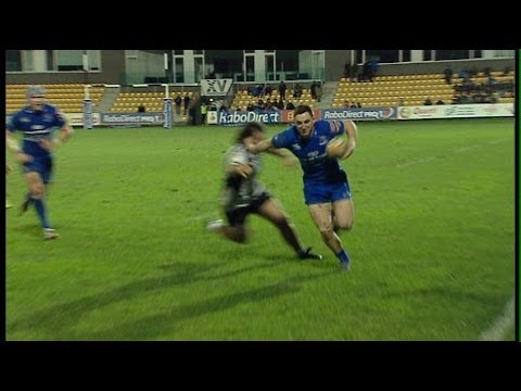 Darren Hudson Bonus Point Try - Zebre v Leinster 9th February 2014