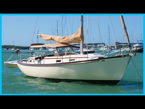 DIRT CHEAP Center Cockpit Cruising Sailboat [Full Tour] Learning the Lines