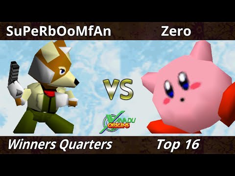 Xanadu Origins - SuPeRbOoMfAn (Fox) Vs. Zero (Captain Falcon, Kirby) Smash Bros - SSB64