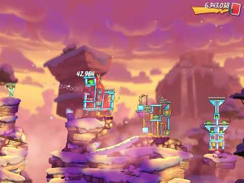 Angry Birds 2: level 912 (Cobalt Plateaus/ Pigfoot Mountain)