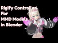 How to generate Rigify Controller for MMD Models in Blender