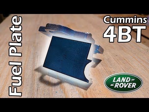DIY Fuel Plate Mod / Grind (P7100 P-Pump) × 4BT Cummins Discovery #9 [Land Rover Build]