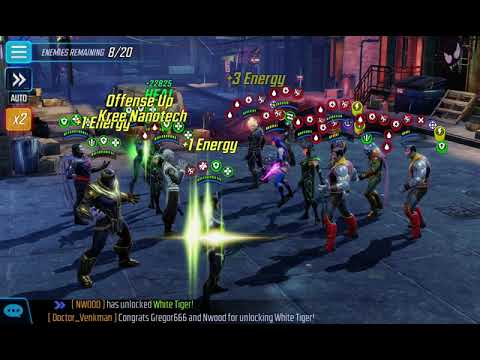 Marvel strike force 2nd run dark Dimension 3 Node 1
