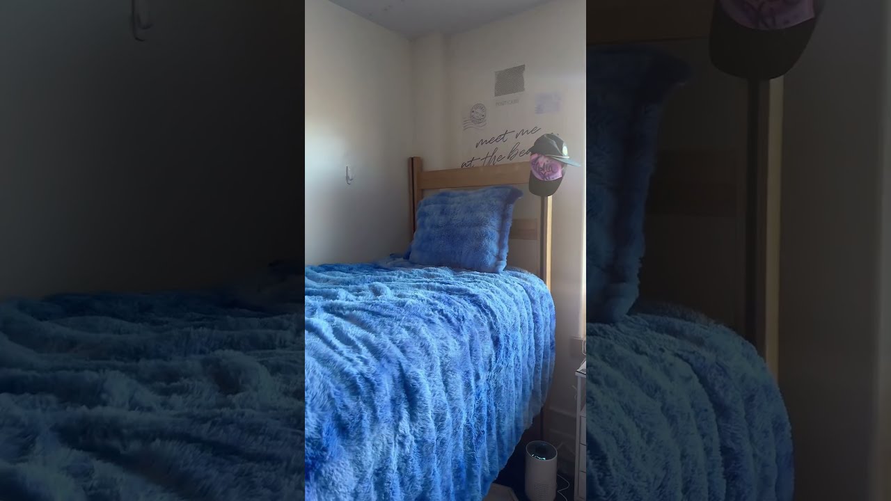 Dorm Room Upgrade with Designer Twin XL Bedding - Snowball Chunky Bunny - Coma Inducer Comforter Set