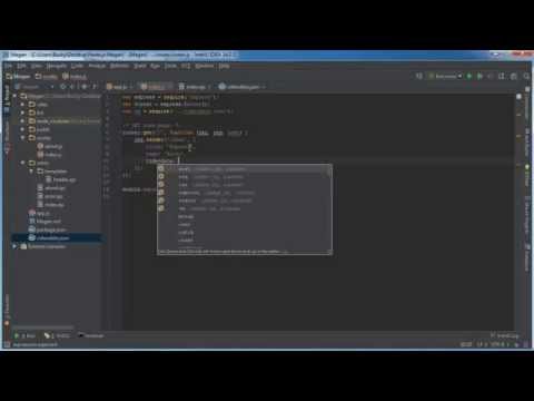 Node js Tutorial for Beginners 22 Passing JSON Data Using Routes