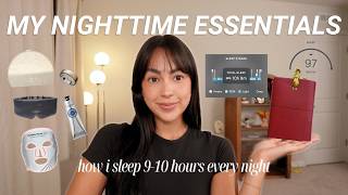 my nighttime essentials for the best sleep | health, beauty, and must have essentials for bed!