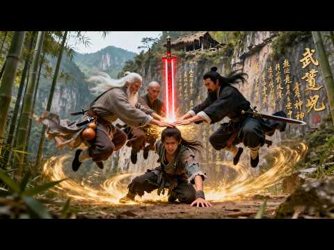 廢柴小子誤闖決戰山巔，意外被八大高手同時傳功！覺醒後稱霸江湖！丨Donnie丨功夫丨動作#武俠 #熱門 #movie #中國電視劇