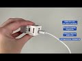 alt: Miniatura imagem do produto Conector USB Tipo C P/ Keystone Preto QTMOV