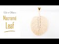 How to Make: A Large Macramé LEAF / FEATHER Shape | Wall Hanging Ornament made from Rope - Rokolee DIY How to Make: A Large Macramé LEAF / FEATHER Shape | Wall Hanging Ornament made from Rope