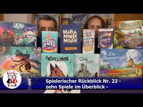 Spielerischer Rückblick Nr. 23 - zehn Brettspiele im Überblick - Brettspiel - Die Brettspieltester