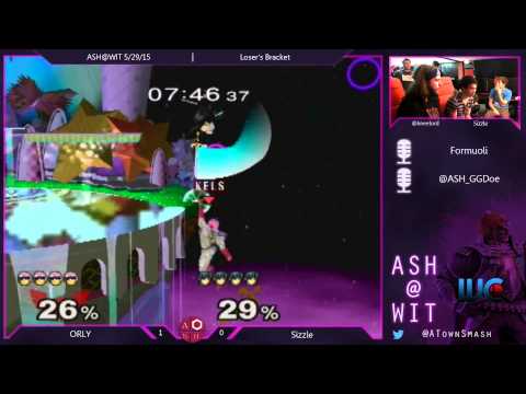 Melee Loser's Bracket ASH@WIT 5/29/15 - ORLY (Falcon) vs Sizzle (Marth)