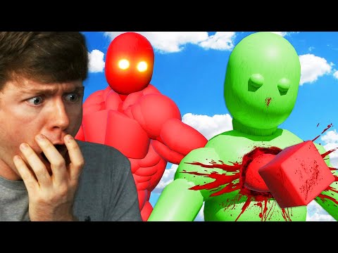 Reacting to NPC RAGDOLL BATTLES! (Crazy)