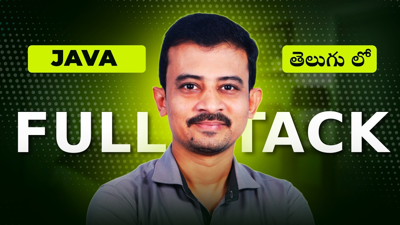 Java Full Stack Full Course in Telugu with AI Tools | Telugu Web Guru
