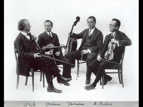 Schumann: Quartet A minor, op 41 #1 (entire) - Flonzaley String Quartet