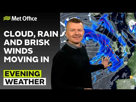 28/02/2026 - A cloudy night for all - Evening Weather Forecast UK – Met Office Weather