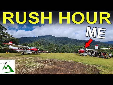 BUSIEST Mountain Airstrip in Papua New Guinea?